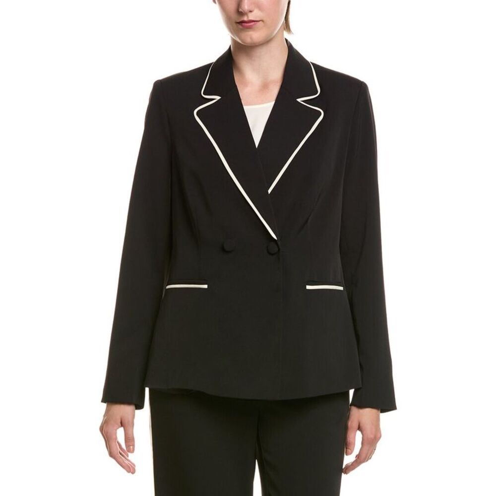 Nicole Miller Womens Blazer, Black
